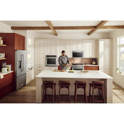 KITCHENAID KSEG700ESS Stainless Steel Kitchenaid 30-inch 5-element Electric Slide-in C...
