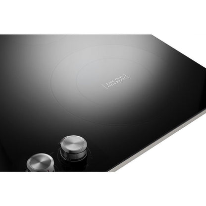 KITCHENAID KCES556HSS 36"" Electric Cooktop With 5 Elements and Knob Controls - Stainless ...
