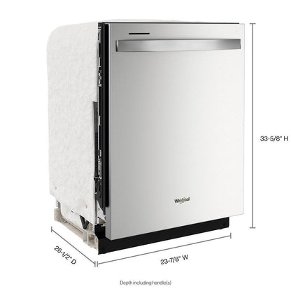 WHIRLPOOL WDTS7024RZ Eco Series Quiet Dishwasher With A Washing 3rd Rack & Water REPELLE...