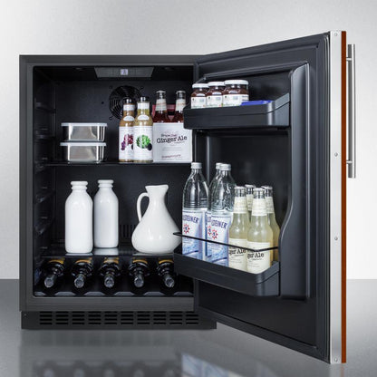 SUMMIT AL54IF Built-in Undercounter Ada Compliant All-refrigerator With PANEL-REA...