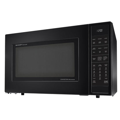 SHARP SMC1585BB Sharp Carousel Countertop Convection + Microwave Oven 1.5 Cu. Ft. 9...