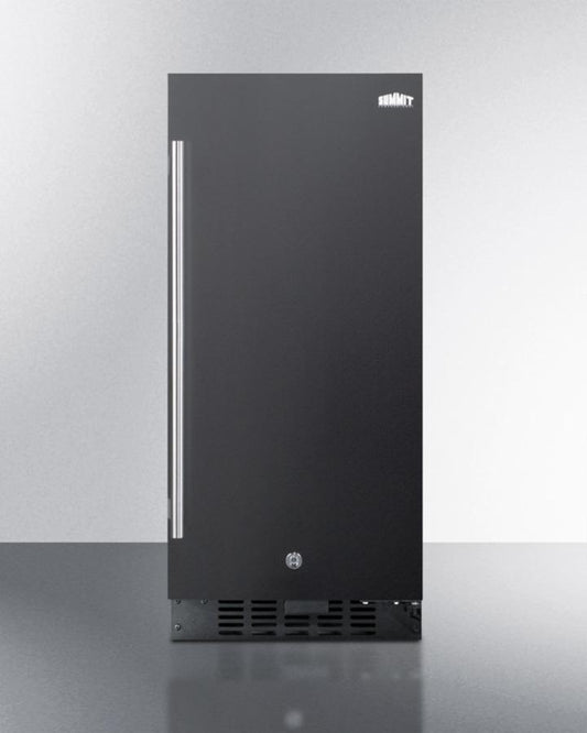 SUMMIT FF1532B 15"" Wide All-refrigerator for Built-in or Freestanding Use, With DI...