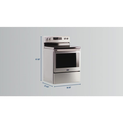 MAYTAG MER7700LZ Maytag Electric Range With Air Fryer and Basket - 5.3 Cu. Ft.