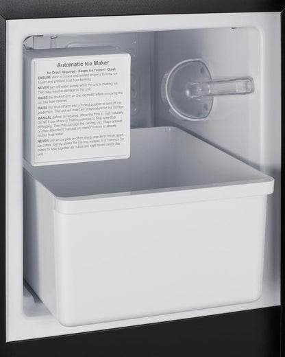 SUMMIT BIM26 Summit 15 Lb. Drain-free Built-in Icemaker