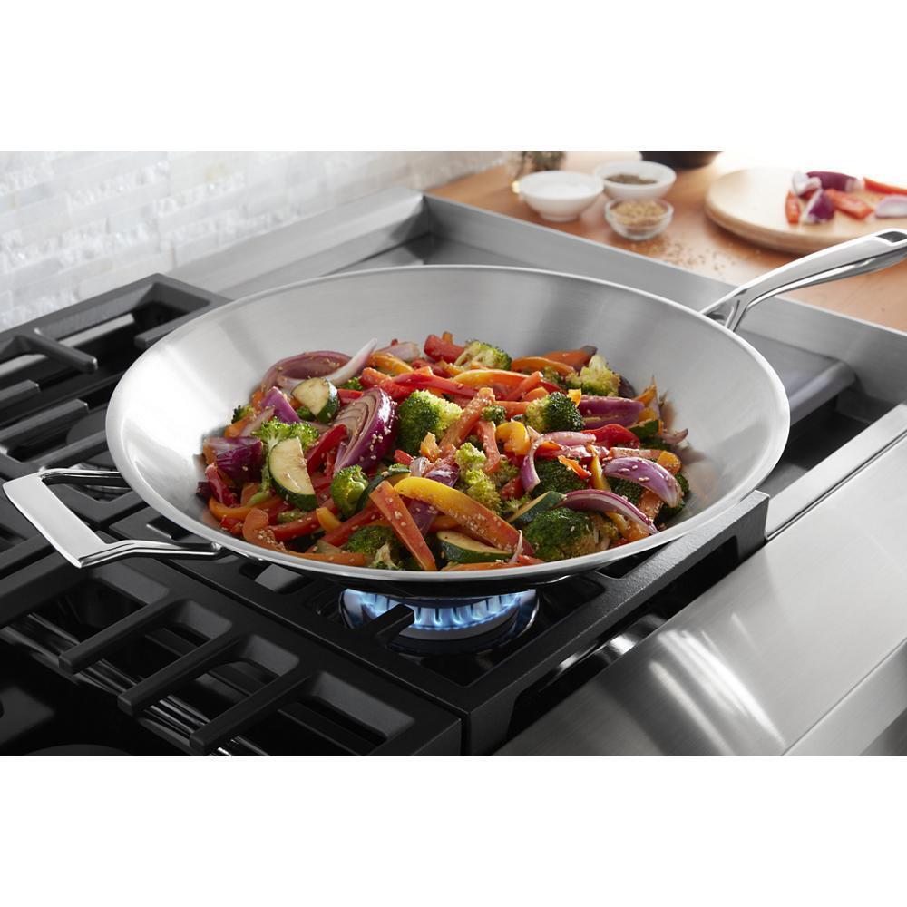 KITCHENAID KCGC558JSS Kitchenaid 48'' 6-burner Commercial-style Gas Rangetop With GRID...