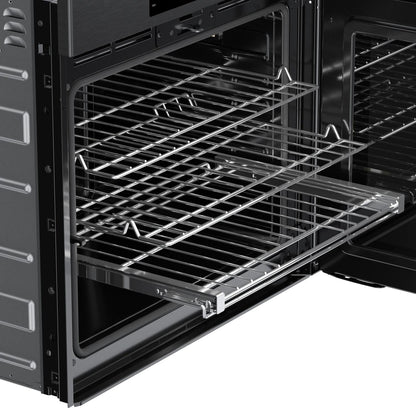 BOSCH HBL8444RUC 800 Series Single Wall Oven 30'' Right Sideopening Door, Black STAI...