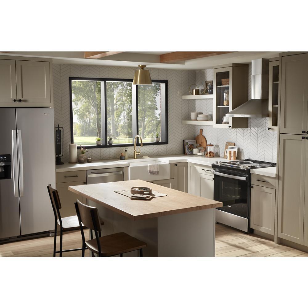WHIRLPOOL WVW53UC0LS Whirlpool 30"" Chimney Wall Mount Range Hood
