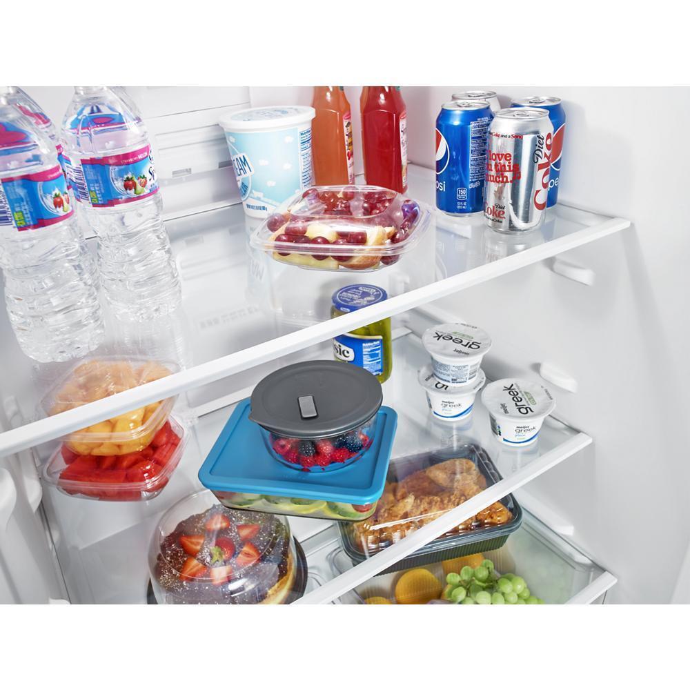 AMANA ART318FFDS 30-inch Wide Top-freezer Refrigerator With Glass Shelves - 18 Cu. F...