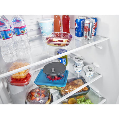 AMANA ART318FFDS 30-inch Wide Top-freezer Refrigerator With Glass Shelves - 18 Cu. F...