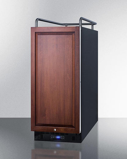 SUMMIT SBC15NKIF 15"" Wide, Built-in, Commercially Listed Kegerator, Auto Defrost WIT...
