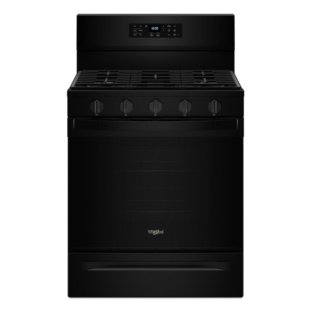 WHIRLPOOL WFGS5030RB 30-inch Gas Range With Air Fry and Air Baking, Self Cleaning, RAPID...