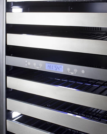 SUMMIT SWCP2116LHD Summit 24"" Wide Dual-zone Wine Cellar