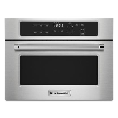 KITCHENAID KMBS104ESS Stainless Steel Kitchenaid 24"" Built In Microwave Oven With 1000...