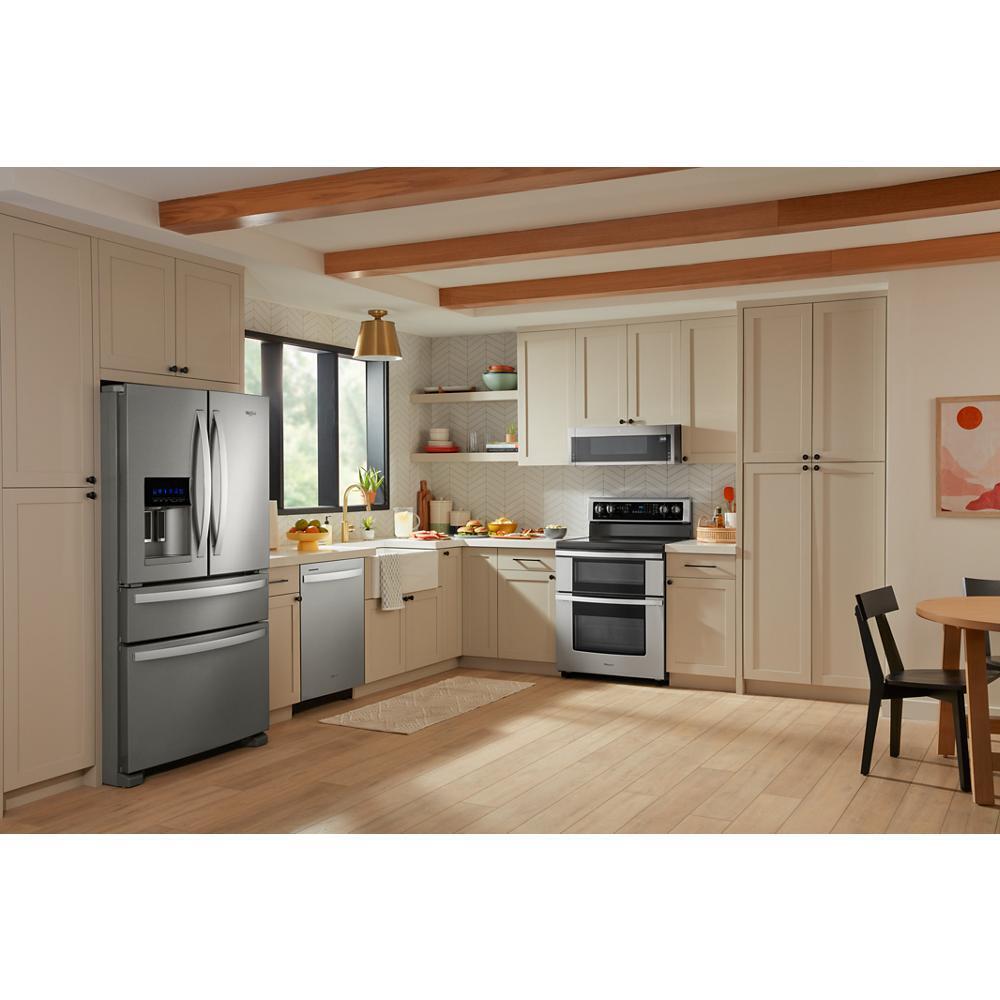 WHIRLPOOL WML55011HS Whirlpool 1.1 Cu. Ft. Low Profile Microwave Hood - BLACK-ON-STAI...