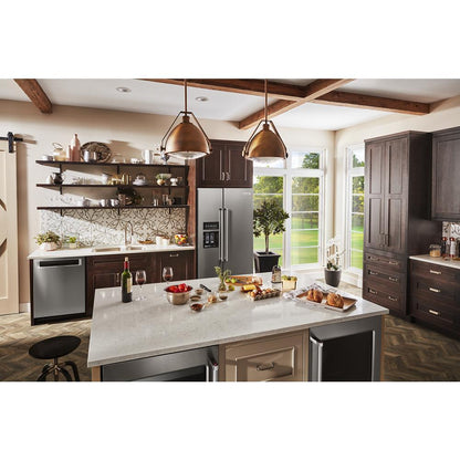 KITCHENAID KRSC703HPS 22.6 Cu Ft. Counter-depth Side-by-side Refrigerator With Exterior I...