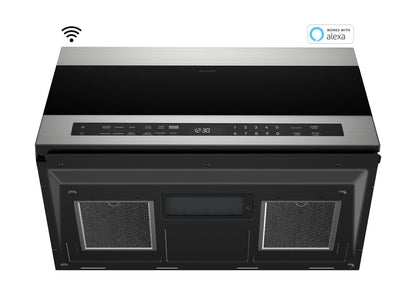 SHARP SMO1969JS Sharp 1.9 Cu. Ft. Smart Over-the-range-microwave Oven