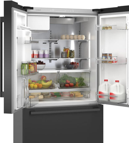 BOSCH B36CD50SNB 500 Series French Door Bottom Mount Refrigerator 36'' Black STAINLE...