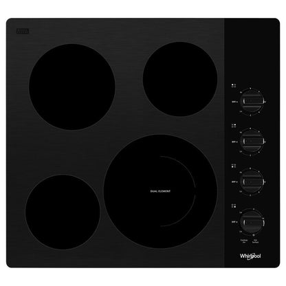 WHIRLPOOL WCE55US4HB Whirlpool 24-inch Compact Electric Ceramic Glass Cooktop