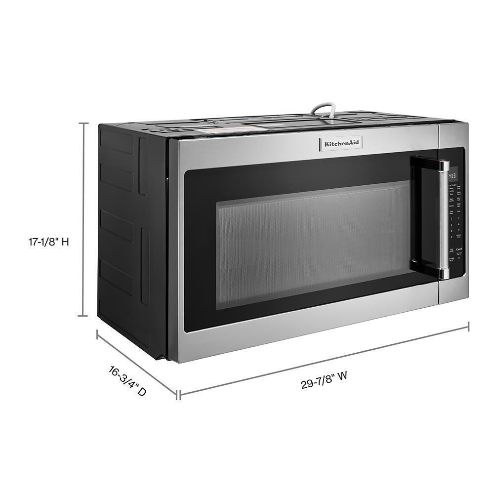 KITCHENAID KMHS120ESS Stainless Steel Kitchenaid 1000-watt Microwave With 7 Sensor FUN...