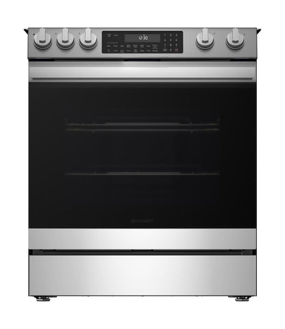 SHARP SSR3065JS Sharp 30 In. Electric Convection Slide-in Range With Air Fry