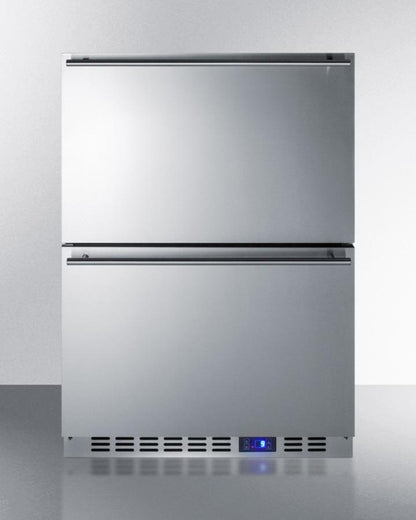 SUMMIT SCFF532D Built-in Undercounter Two-drawer All-freezer With Frost-free OPERAT...