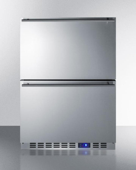 SUMMIT SCFF532D Built-in Undercounter Two-drawer All-freezer With Frost-free OPERAT...