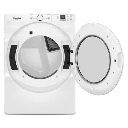 WHIRLPOOL WGD4720RW 7.4 Cu. Ft. Smart Front Load Energy Star Gas Dryer With Quick DR...