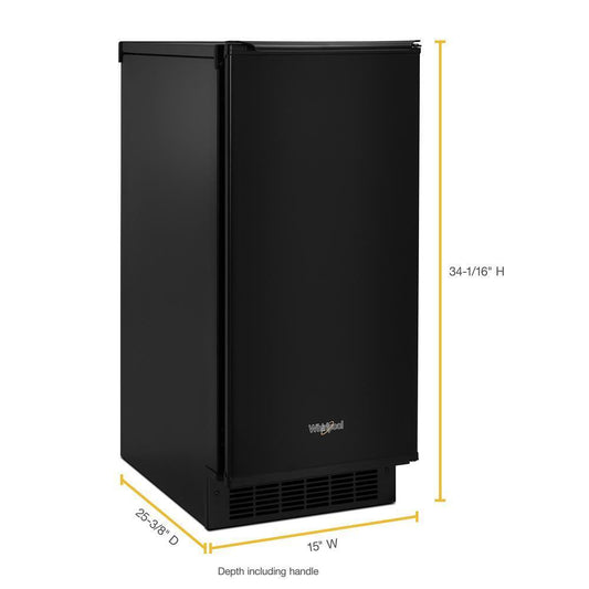WHIRLPOOL WUI75X15HB Whirlpool 15-inch Icemaker With Clear Ice Technology