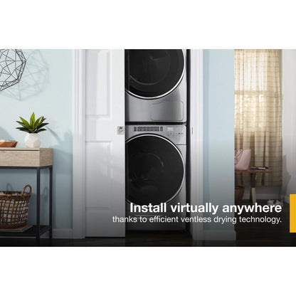 WHIRLPOOL WHD862CHC Whirlpool 7.4 CU.FT Closet Depth Front Load Heat Pump Dryer WITH...