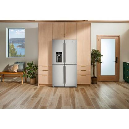KITCHENAID KRQC736RPS 36"" Counter-depth 19.4 Cu Ft 4-door Refrigerator With Flexible TEMP...