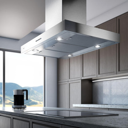 XO APPLIANCE XORI42SC XO Appliance 42"" 600/395 Cfm Italian Made Island Range Hood Stainless
