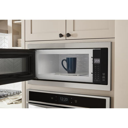 WHIRLPOOL WMT50011KS 1.1 Cu. Ft. Built-in Microwave With Slim Trim Kit - 14"" Height