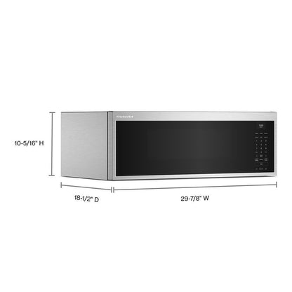 KITCHENAID KMML550RPS Smart Low Profile Microwave Hood Combination With Dual Fan Ventilation