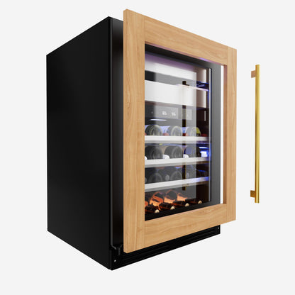 XO APPLIANCE XOU24WWGOL XO Appliance Wine and Weed 24"" Overlay Frame Glass Lh