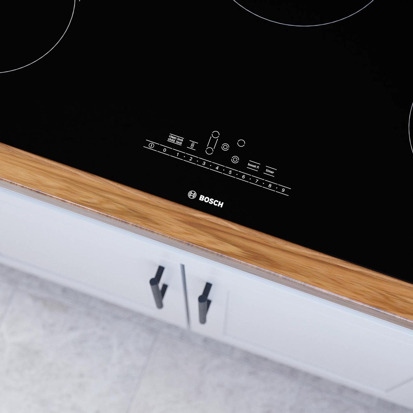 BOSCH NET8669UC 800 Series Electric Cooktop 36'' Black, Surface Mount Without FRAME...