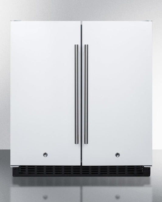 SUMMIT FFRF3075W Frost-free Side-by-side Refrigerator-freezer for Built-in or FREEST...