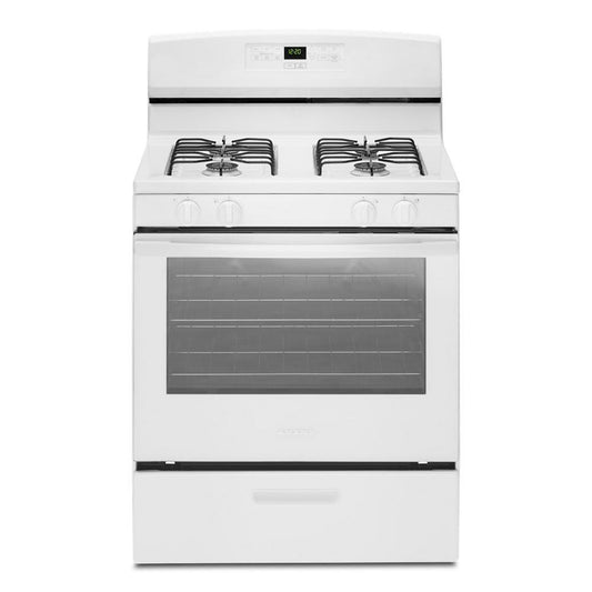 AMANA AGR6303MMW Amana 30-inch Gas Range With Bake Assist Temps