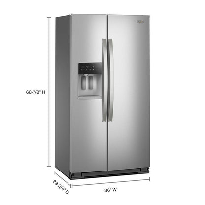 WHIRLPOOL WRSC6536RZ Whirlpool Family-proof Quality With A Low Repair Rate.