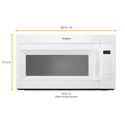 WHIRLPOOL WMH31017HW Whirlpool 1.7 Cu. Ft. Microwave Hood Combination With ELECTRONIC...