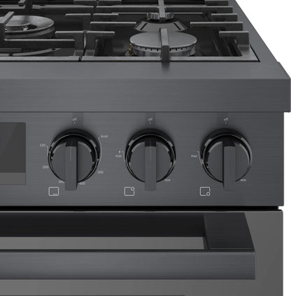 BOSCH HGS8045UC 800 Series Gas Freestanding Range 30'' Black Stainless Steel Hgs8045uc