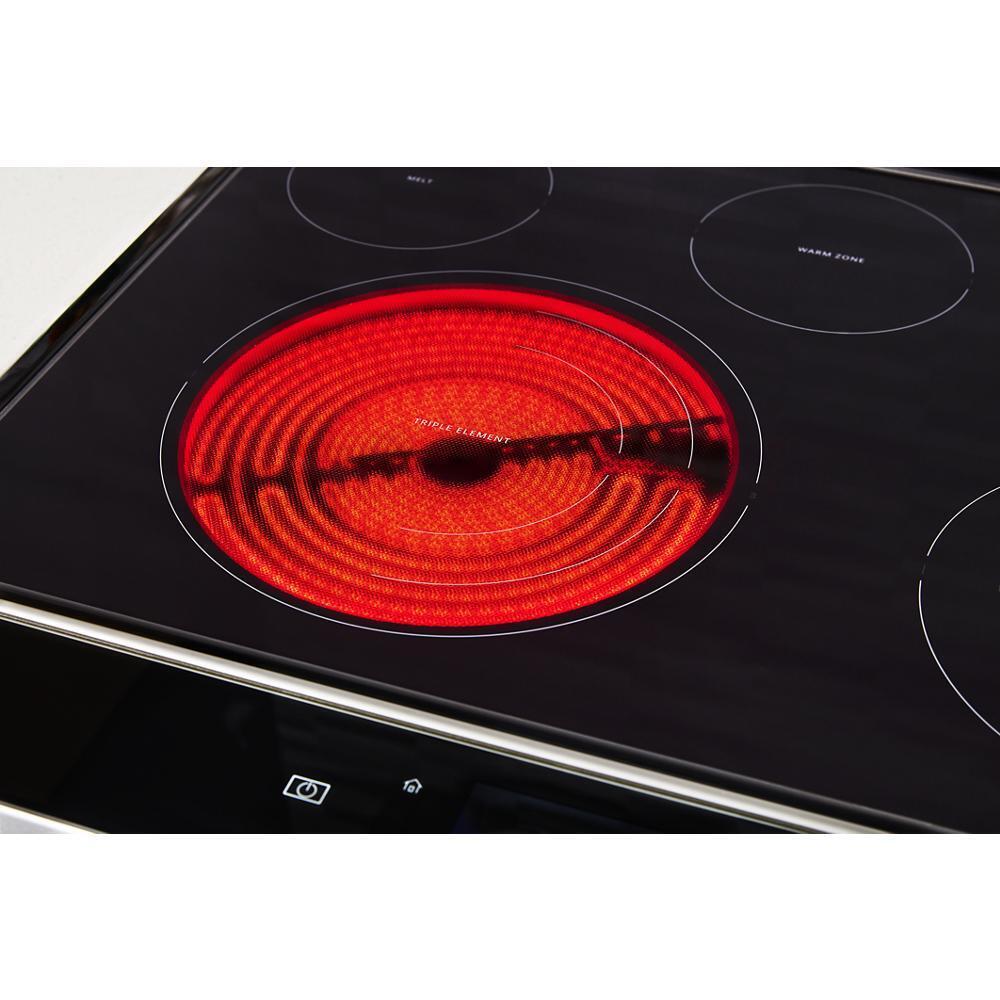 WHIRLPOOL WEE750H0HV Whirlpool 30-inch,6.4 Cu Ft, Electric Slide-in Range With 5 ELEMENT...