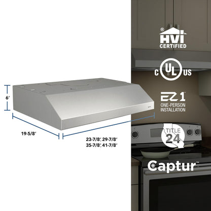 BROAN BCSD136SS Broan New - Glacier 36"" 250 Cfm 1.5 Sones Stainless Steel Range Hood