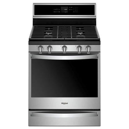 WHIRLPOOL WFG975H0HZ Whirlpool 30-inch,5.8 Cu Ft, Gas Freestanding Range With 5 Burners ...