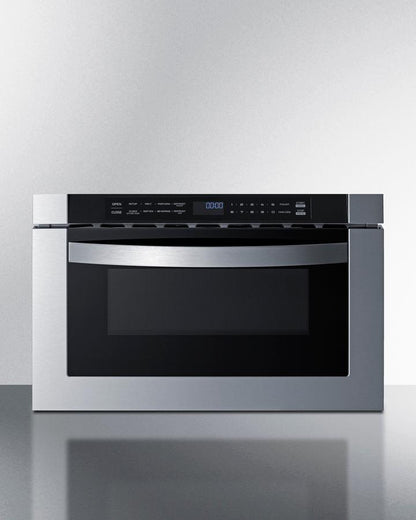 SUMMIT MDR245SS Summit 24"" Wide Built-in Drawer Microwave