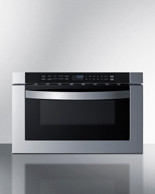 SUMMIT MDR245SS Summit 24"" Wide Built-in Drawer Microwave
