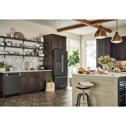 KITCHENAID KRFC704FBS Kitchenaid 23.8 Cu. Ft. 36"" Counter-depth French Door Platinum I...