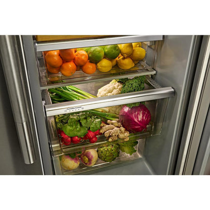 KITCHENAID KRSC536RPS 20.8 Cu. Ft. Counter-depth Side-by-side Refrigerator With Exterior ...