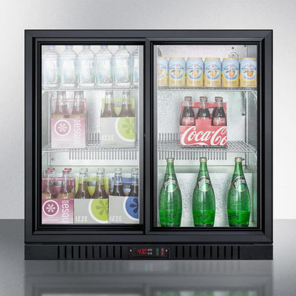 SUMMIT SCR700BCSS Commercial Back Bar Beverage Center for Freestanding Use, With SLID...