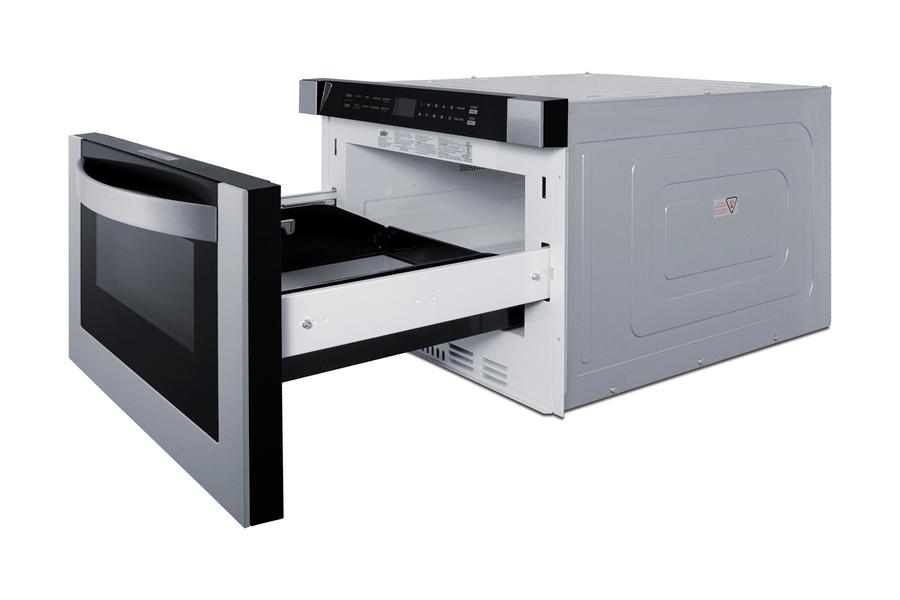 SUMMIT MDR245SS Summit 24"" Wide Built-in Drawer Microwave