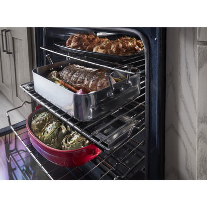 KITCHENAID KSGG700ESS Stainless Steel Kitchenaid 30-inch 5-burner Gas Slide-in CONVECT...